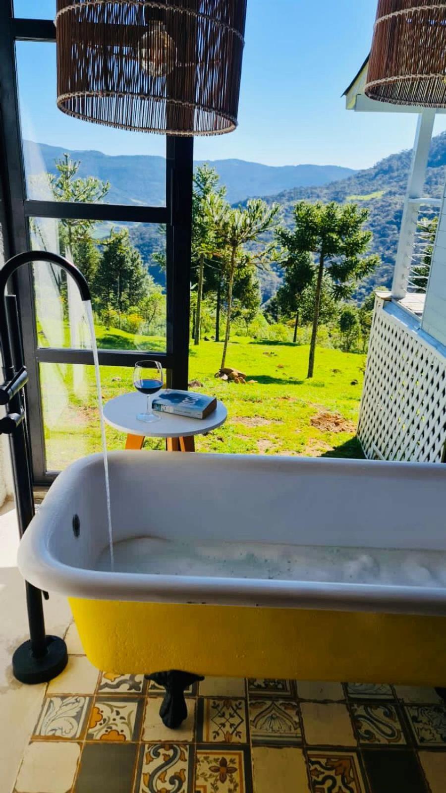 Pousada Colina Dos Ventos - Cabana Alpha Urubici Exterior foto
